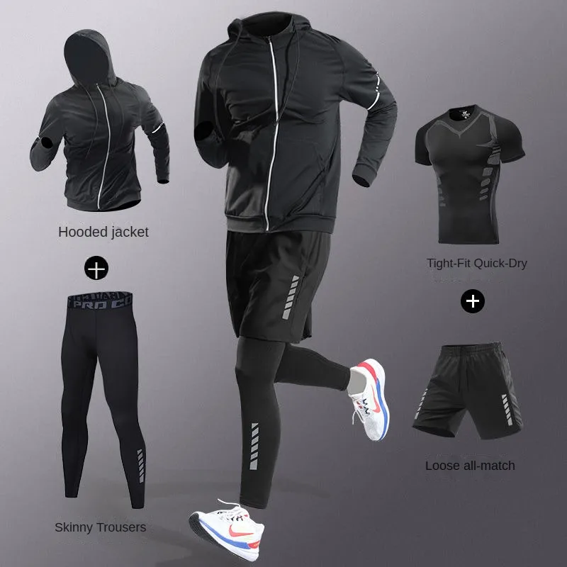 Running Jogging Gear - 3-7 Buah Set Lengkap/Setelan Kebugaran Lari