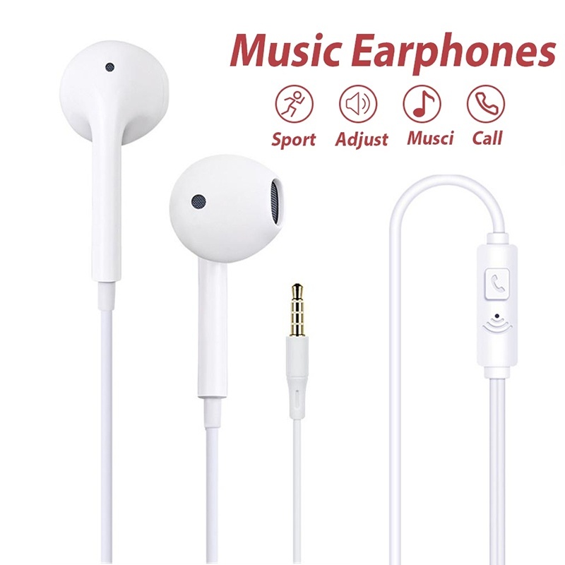 Earphone Berkabel 3.5mm Dengan - Running Gear Headphones ulasan dan harga