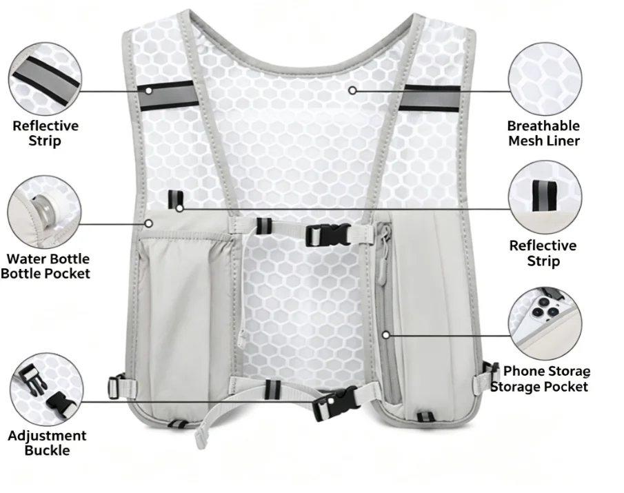 Rompi Lari Ringan Reflektif Te - Running Gear Storage ulasan dan harga